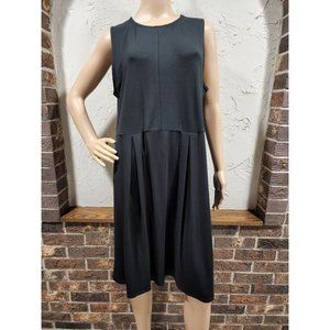 J. Jill Wearever Collection Black Midi Dress
